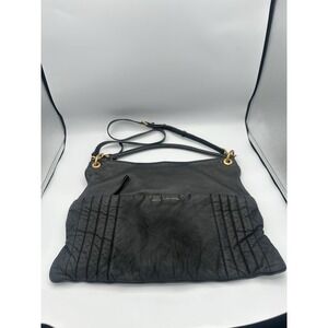 Marc by Marc Jacobs Marc by Marc Jacobs Black  Suede and Leather Shoulder Bag